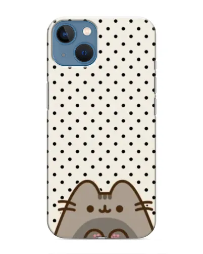 Чехол для iPhone 13 Mini с картинкой «Пушин в горошек»