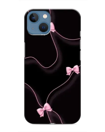Чохол для iPhone 13 Mini з картинкою «Рожеві стрічки»