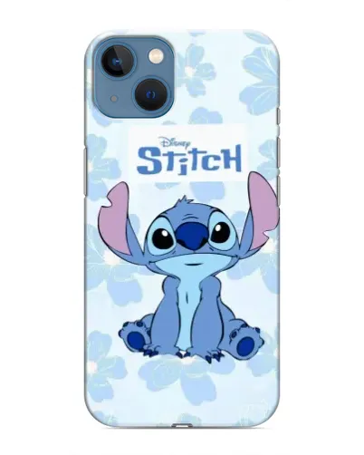 Чохол для iPhone 13 Mini з картинкою «Stitch серед квітів» Чохол для iPhone 13 Mini з картинкою «Stitch серед квітів»