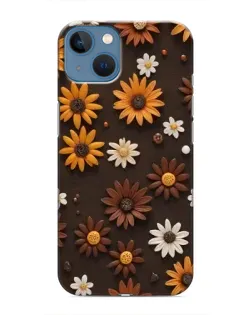 Чохол для iPhone 13 Mini з картинкою «Візерунок з маленьких соняшників» Чохол для iPhone 13 Mini з картинкою «Візерунок з маленьких соняшників»