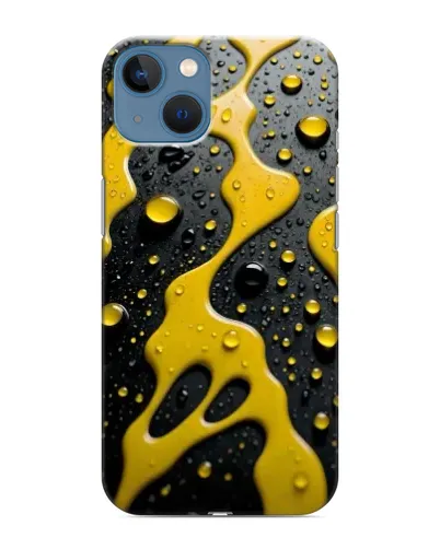 Чохол для iPhone 13 Mini з картинкою «Рідке жовте золото»