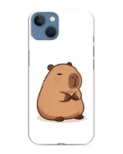 Чехол для iPhone 13 Mini с картинкой «Толстенькая капибара»
