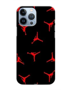 Чохол для iPhone 13 Pro Max з картинкою «Jordan Red Pattern» Чохол для iPhone 13 Pro Max з картинкою «Jordan Red Pattern»