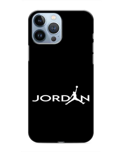 Чехол для iPhone 13 Pro Max с картинкой «Jordan White Logo»