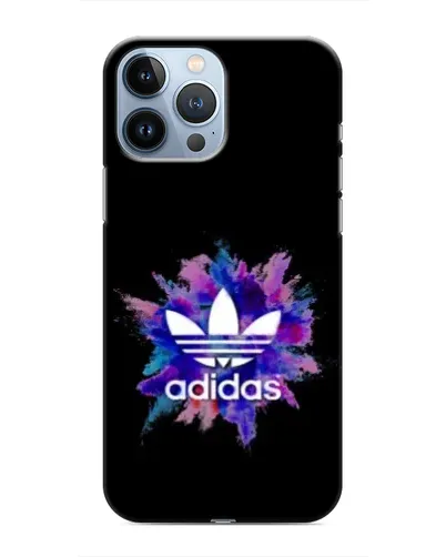 Чехол для iPhone 13 Pro Max с картинкой «Взрыв красок Adidas»