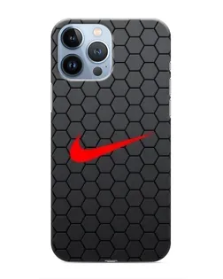 Чохол для iPhone 13 Pro Max з картинкою «Nike — карбонова сітка» Чохол для iPhone 13 Pro Max з картинкою «Nike — карбонова сітка»