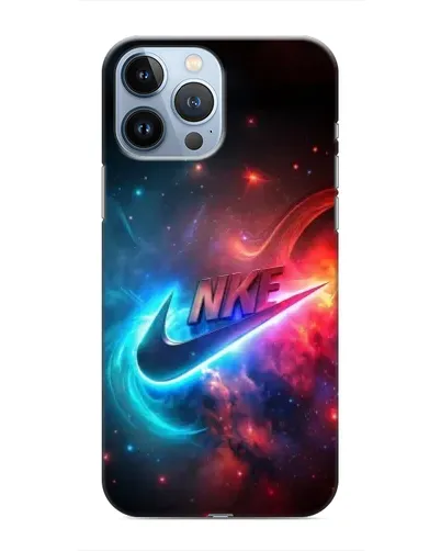 Чохол для iPhone 13 Pro Max з картинкою «Вогняний логотип Nike»