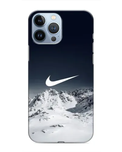 Чохол для iPhone 13 Pro Max з картинкою «Nike — зимові гори»