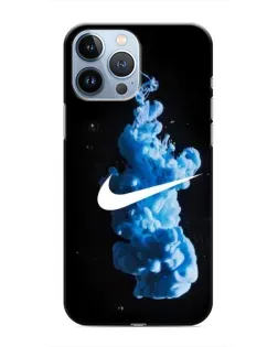 Чохол для iPhone 13 Pro Max з картинкою «Nike та синій дим»