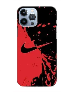 Чохол для iPhone 13 Pro Max з картинкою «Червоні бризки Nike» Чохол для iPhone 13 Pro Max з картинкою «Червоні бризки Nike»