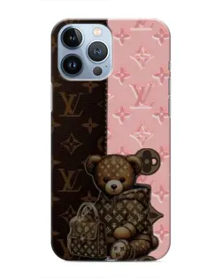 Чехол для iPhone 13 Pro Max с картинкой «Мишка в стиле LV»