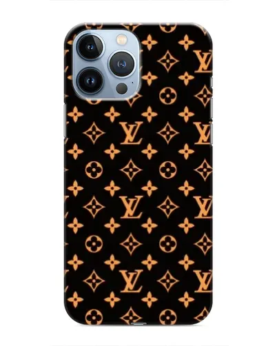 Чехол для iPhone 13 Pro Max с картинкой «Золотая монограмма LV»