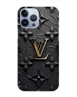 Чехол для iPhone 13 Pro Max с картинкой «Кожаная текстура LV»