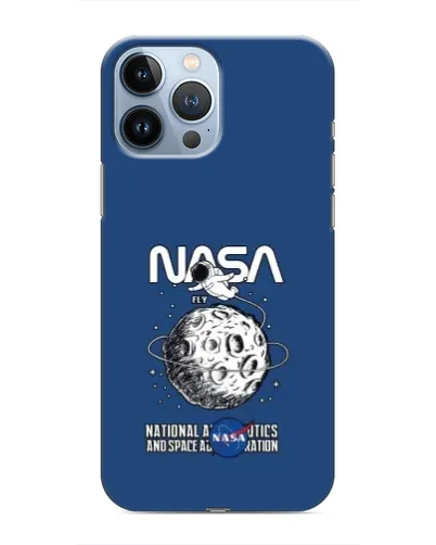 Чехол для iPhone 13 Pro Max с картинкой «NASA — лунная миссия»