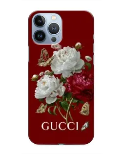 Чехол для iPhone 13 Pro Max с картинкой «Gucci —  сад»