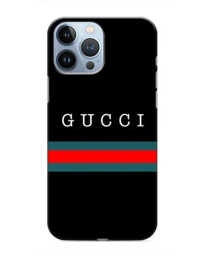Чехол для iPhone 13 Pro Max с картинкой «Gucci — красный пояс»