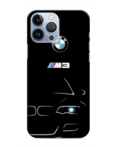 Чехол для iPhone 13 Pro Max с картинкой «Минималистичный принт BMW M3»