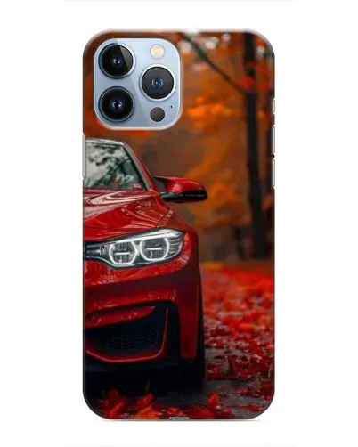 Чехол для iPhone 13 Pro Max с картинкой «Осенняя BMW M4»