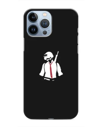 Чохол для iPhone 13 Pro Max з картинкою «PUBG — силует воїна» Чохол для iPhone 13 Pro Max з картинкою «PUBG — силует воїна»