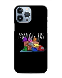 Чохол для iPhone 13 Pro Max з картинкою «Логотип Among Us»