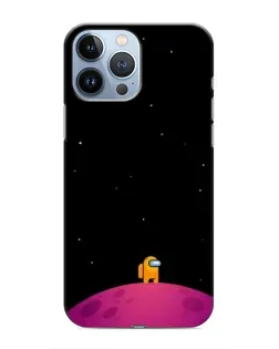 Чохол для iPhone 13 Pro Max з картинкою «Самотній герой на планеті»