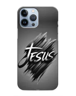 Чохол для iPhone 13 Pro Max з картинкою «Напис Jesus Graffiti»