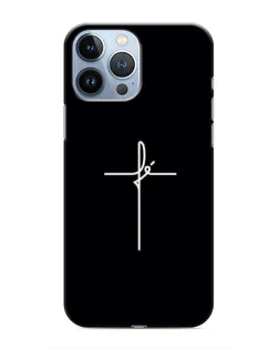 Чехол для iPhone 13 Pro Max с картинкой «Тонкий крест»