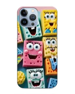 Чохол для iPhone 13 Pro Max з картинкою «Кольорові губки»