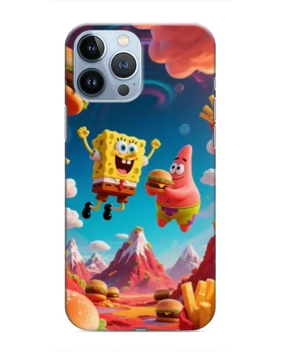 Чохол для iPhone 13 Pro Max з картинкою «Космічний фастфуд»