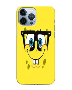 Чохол для iPhone 13 Pro Max з картинкою «Мінімалістичний Спанч Боб»
