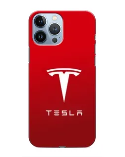 Чехол для iPhone 13 Pro Max с картинкой «Tesla Red Classic»