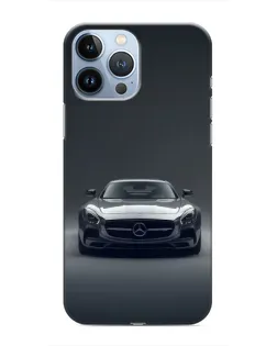 Чехол для iPhone 13 Pro Max с картинкой «Mercedes на черном»