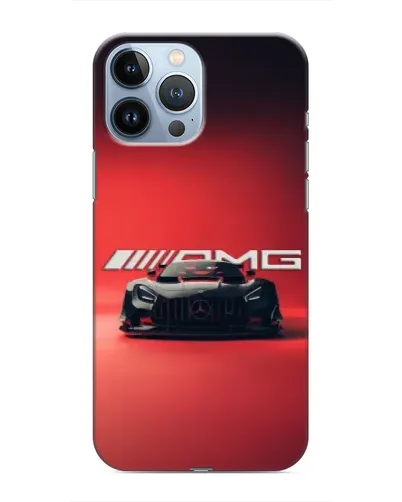 Чехол для iPhone 13 Pro Max с картинкой «Mercedes AMG — красная линия»