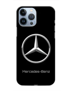 Чехол для iPhone 13 Pro Max с картинкой «Mercedes Silver Logo»