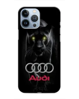 Чехол для iPhone 13 Pro Max с картинкой «Пантера и Audi»