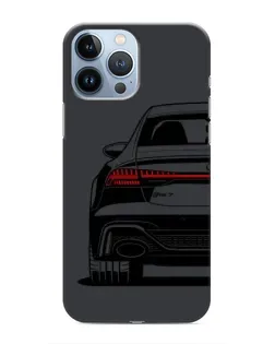Чехол для iPhone 13 Pro Max с картинкой «Задняя часть Audi — арт»