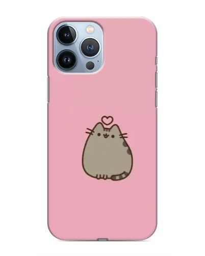 Чохол для iPhone 13 Pro Max з картинкою «Pusheen серце» Чохол для iPhone 13 Pro Max з картинкою «Pusheen серце»
