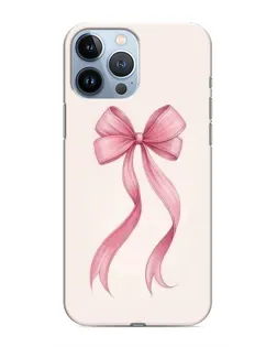 Чехол для iPhone 13 Pro Max с картинкой «Розовый бант»