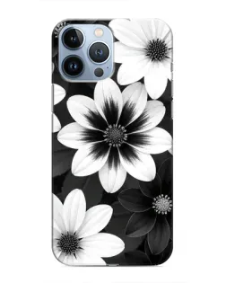 Чохол для iPhone 13 Pro Max з картинкою «Монохромні айстри»