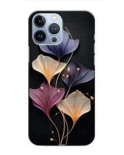 Чохол для iPhone 13 Pro Max з картинкою «Лілові квіти грації»