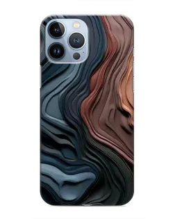 Чехол для iPhone 13 Pro Max с картинкой «Цветные волны каньона»
