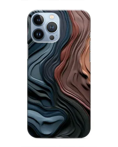 Чехол для iPhone 13 Pro Max с картинкой «Цветные волны каньона»