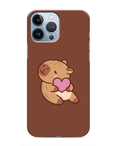 Чохол для iPhone 13 Pro Max з картинкою «Капібара з серцем» Чохол для iPhone 13 Pro Max з картинкою «Капібара з серцем»
