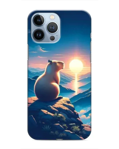 Чохол для iPhone 13 Pro Max з картинкою «Захід сонця з капібарою» Чохол для iPhone 13 Pro Max з картинкою «Захід сонця з капібарою»