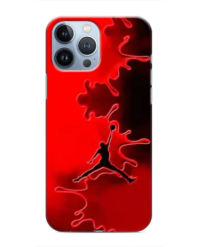 Чехол для iPhone 13 Pro с картинкой «Jordan Red Smoke» Чехол для iPhone 13 Pro с картинкой «Jordan Red Smoke»
