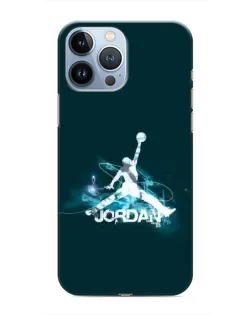 Чехол для iPhone 13 Pro с картинкой «Jordan Blue Fire»
