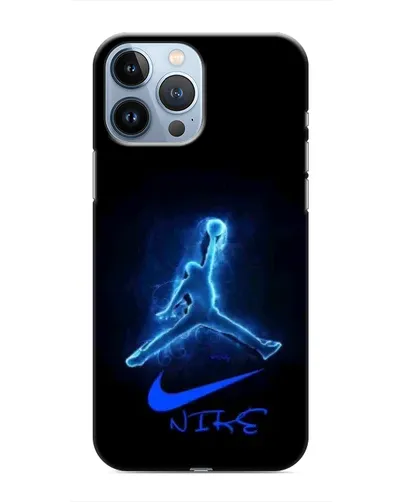 Чехол для iPhone 13 Pro с картинкой «Jordan Neon Blue» Чехол для iPhone 13 Pro с картинкой «Jordan Neon Blue»
