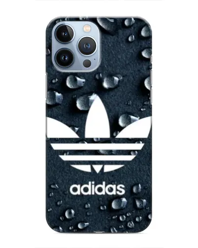 Чехол для iPhone 13 Pro с картинкой «Adidas Trefoil Blue» Чехол для iPhone 13 Pro с картинкой «Adidas Trefoil Blue»