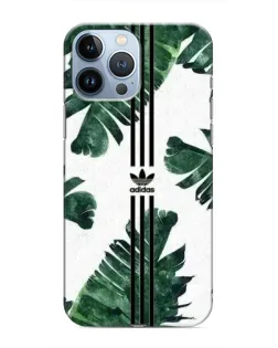 Чехол для iPhone 13 Pro с картинкой «Пальмовые листья адидас»