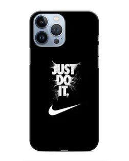 Чехол для iPhone 13 Pro с картинкой «Текстовый принт Nike»